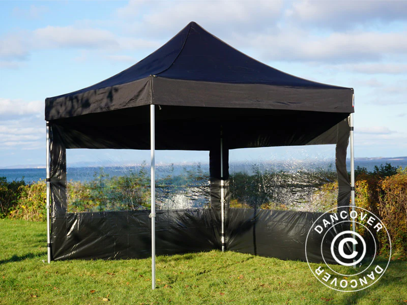 Snabbtält FleXtents PRO 3x3m Svart, inkl. 4 sidor - Image 8