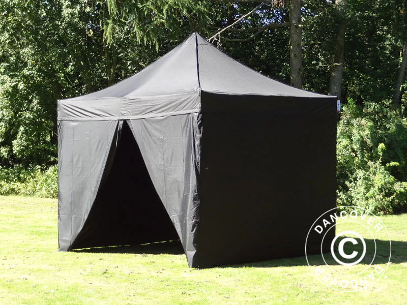 Snabbtält FleXtents PRO 3x3m Svart, inkl. 4 sidor - Image 9