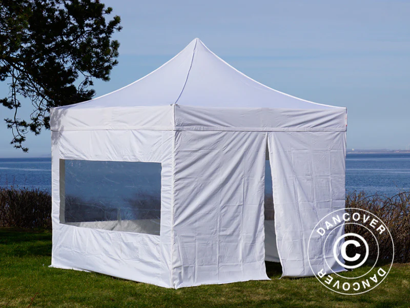Snabbtält FleXtents PRO 3x3m Vit, inkl. 4 sidor - Image 20