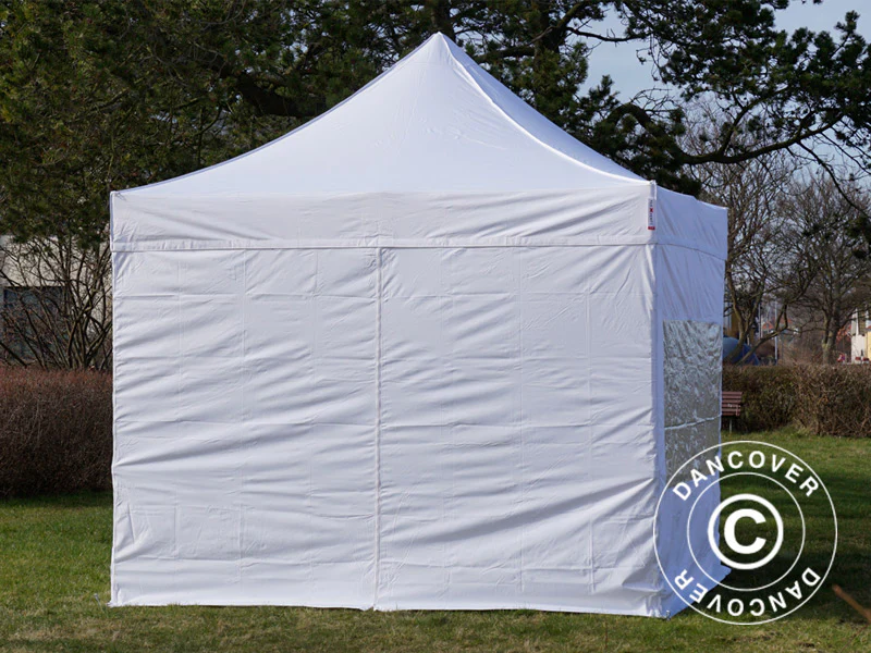 Snabbtält FleXtents PRO 3x3m Vit, inkl. 4 sidor - Image 4