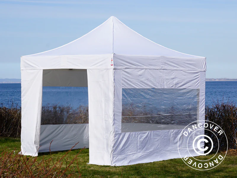 Snabbtält FleXtents PRO 3x3m Vit, inkl. 4 sidor - Image 5