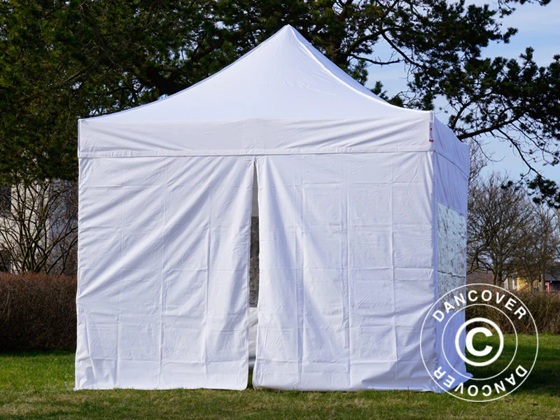 Snabbtält FleXtents PRO 3x3m Vit, inkl. 4 sidor - Image 8