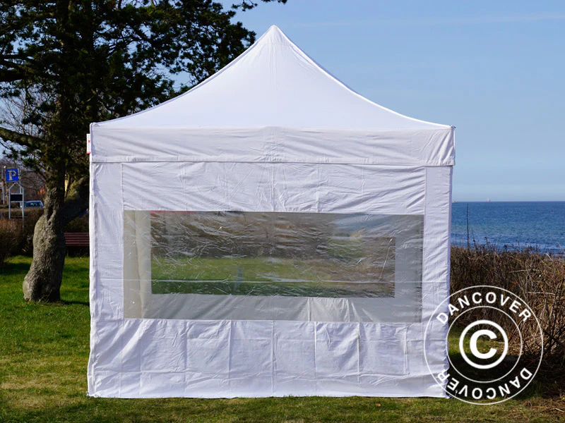 Snabbtält FleXtents PRO 3x3m Vit, inkl. 4 sidor - Image 9