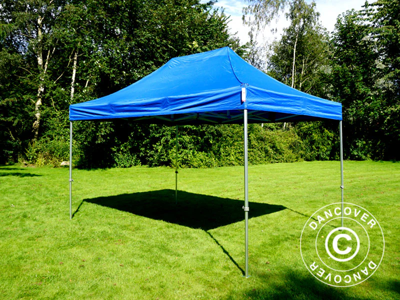 Snabbtält FleXtents PRO 3x4,5m Blå, inkl. 4 sidor - Image 12
