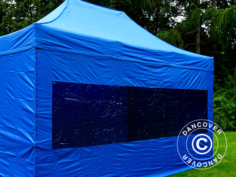 Snabbtält FleXtents PRO 3x4,5m Blå, inkl. 4 sidor - Image 6