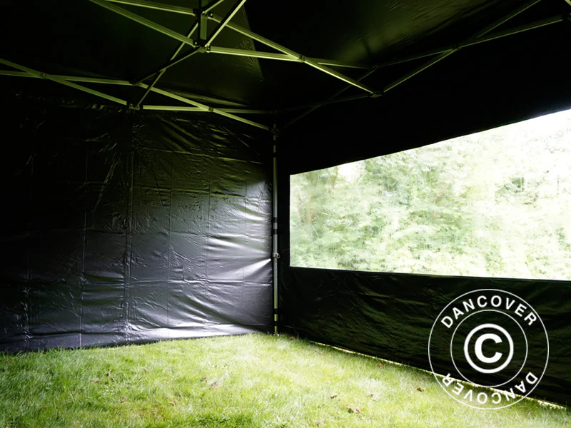 Snabbtält FleXtents PRO 3x4,5m Svart, inkl. 4 sidor - Image 11