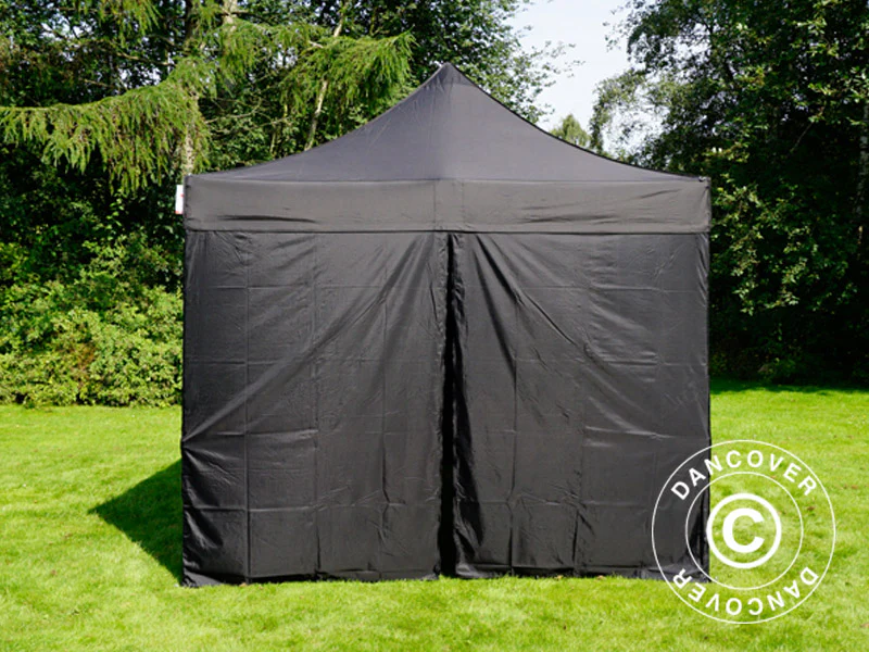 Snabbtält FleXtents PRO 3x4,5m Svart, inkl. 4 sidor - Image 5
