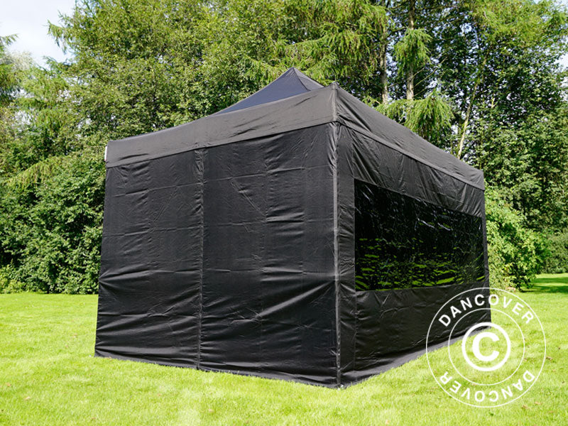 Snabbtält FleXtents PRO 3x4,5m Svart, inkl. 4 sidor - Image 9