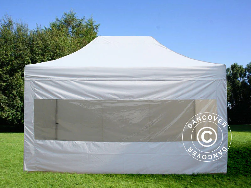 Snabbtält FleXtents PRO 3x4,5m Vit, inkl. 4 sidor - Image 4