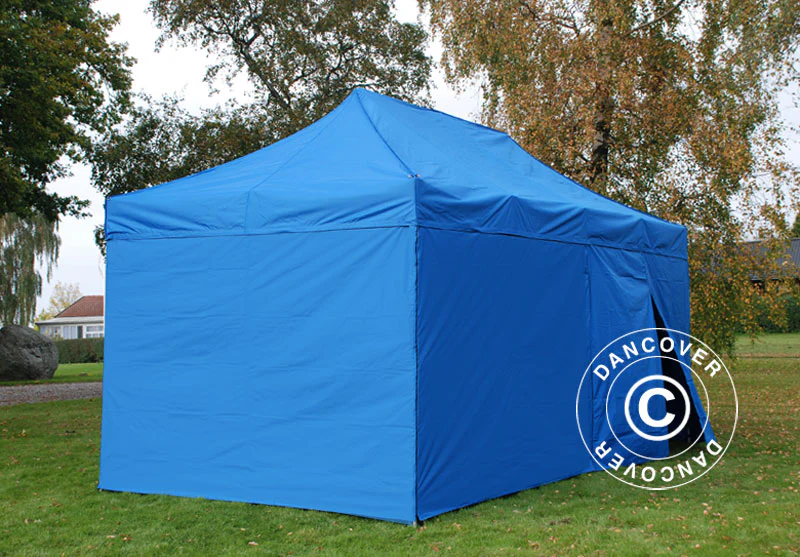Snabbtält FleXtents PRO 3x6m Blå, inkl. 6 sidor - Image 6
