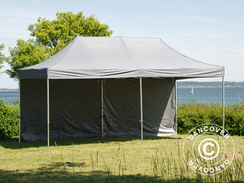 Snabbtält FleXtents PRO 3x6m Grå, inkl. 6 sidor - Image 13