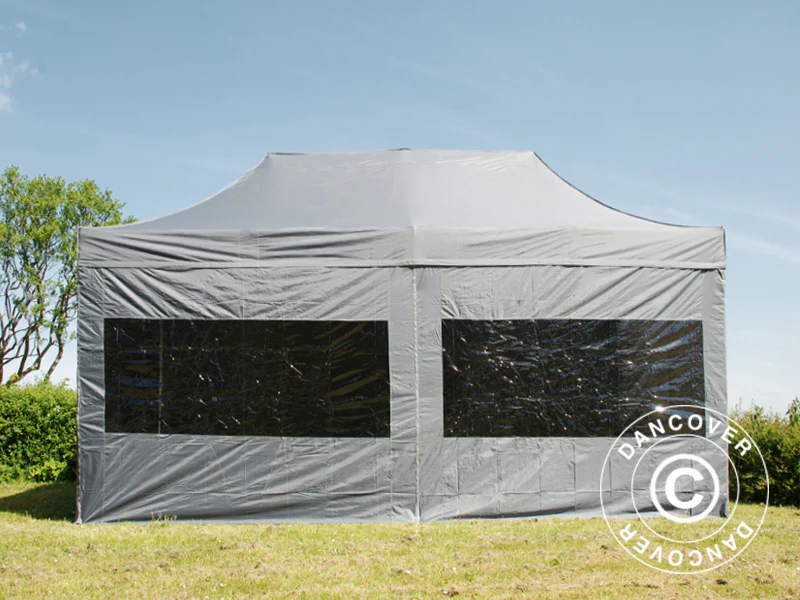 Snabbtält FleXtents PRO 3x6m Grå, inkl. 6 sidor - Image 18