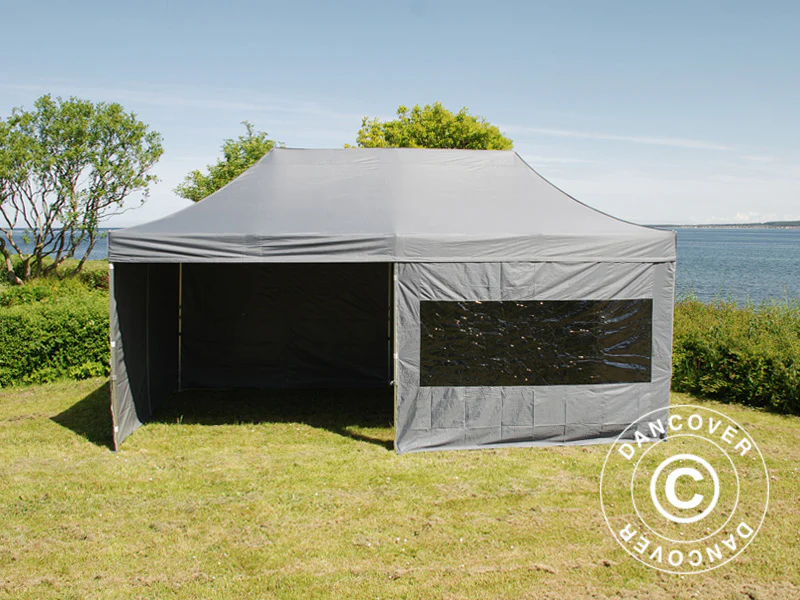 Snabbtält FleXtents PRO 3x6m Grå, inkl. 6 sidor - Image 19