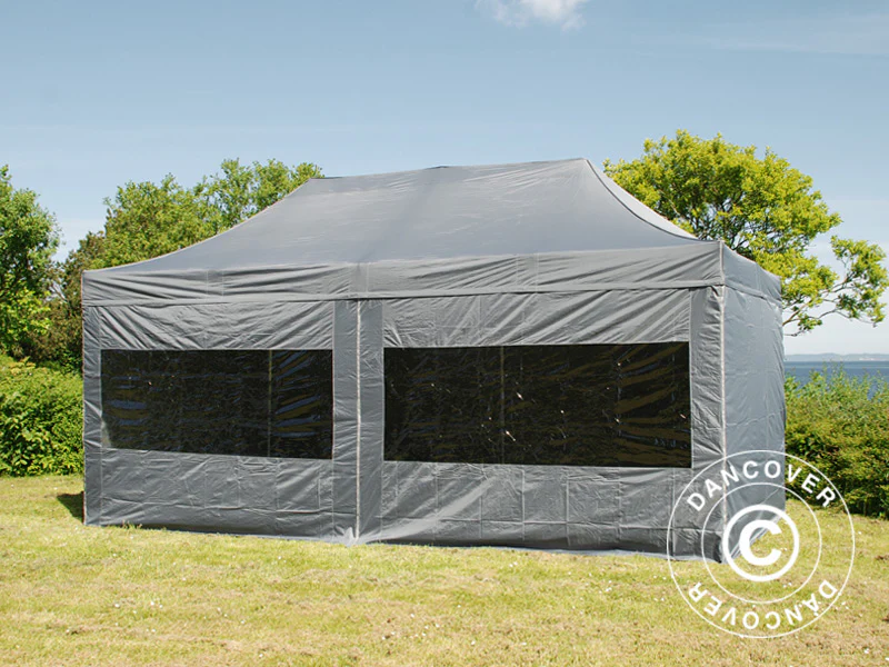 Snabbtält FleXtents PRO 3x6m Grå, inkl. 6 sidor - Image 22