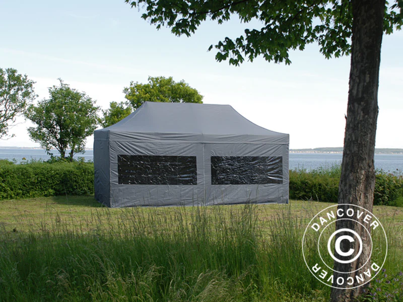 Snabbtält FleXtents PRO 3x6m Grå, inkl. 6 sidor - Image 24