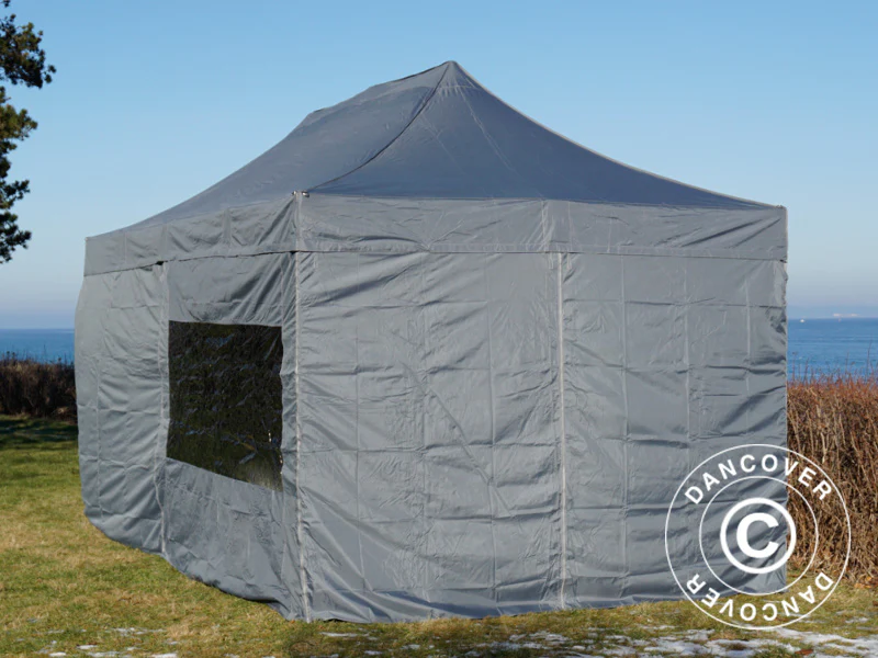 Snabbtält FleXtents PRO 3x6m Grå, inkl. 6 sidor - Image 28