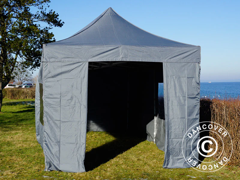 Snabbtält FleXtents PRO 3x6m Grå, inkl. 6 sidor - Image 34