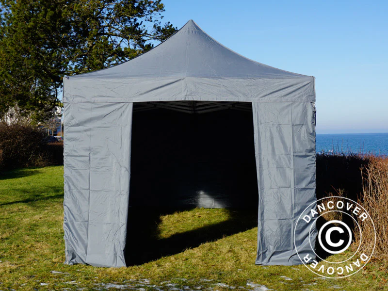 Snabbtält FleXtents PRO 3x6m Grå, inkl. 6 sidor - Image 35