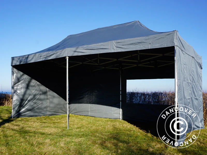 Snabbtält FleXtents PRO 3x6m Grå, inkl. 6 sidor - Image 40