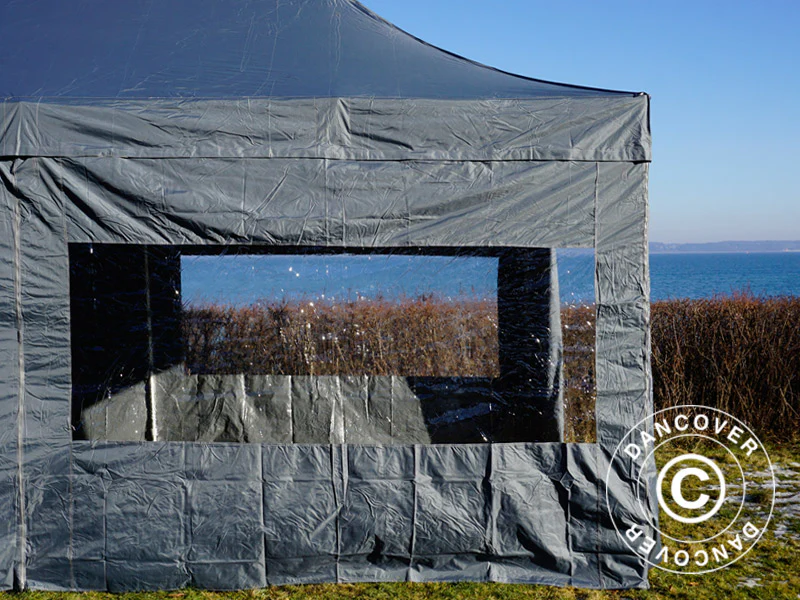 Snabbtält FleXtents PRO 3x6m Grå, inkl. 6 sidor - Image 44