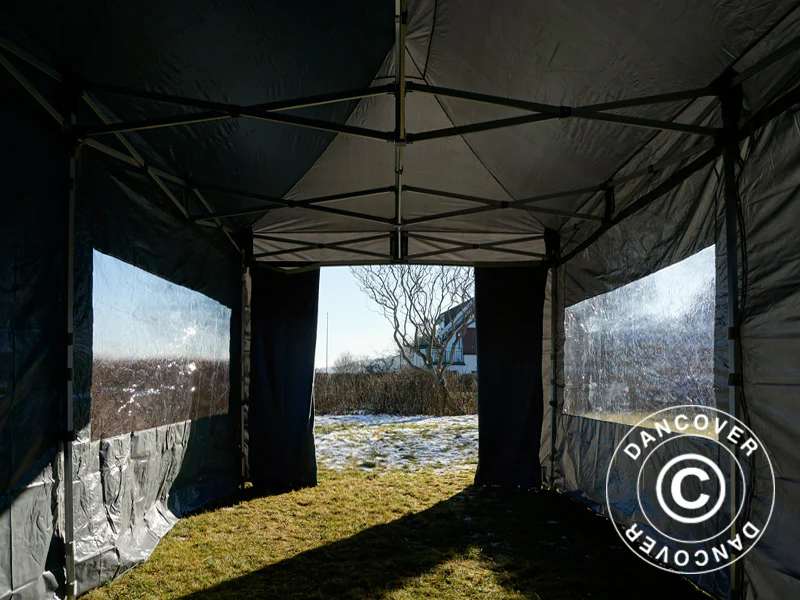 Snabbtält FleXtents PRO 3x6m Grå, inkl. 6 sidor - Image 47