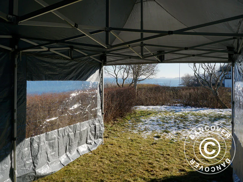 Snabbtält FleXtents PRO 3x6m Grå, inkl. 6 sidor - Image 49