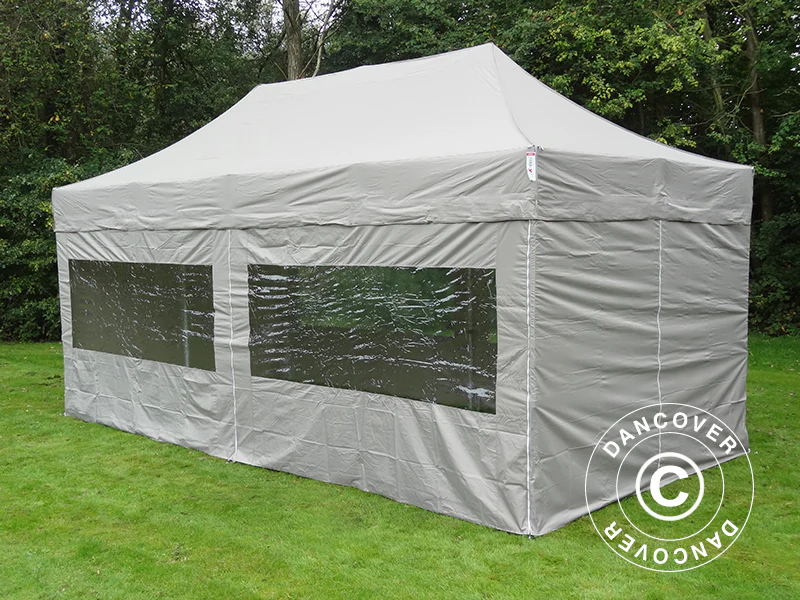 Snabbtält FleXtents PRO 3x6m Latte, inkl. 6 sidor - Image 5