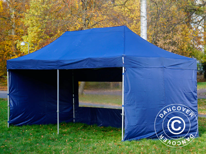 Snabbtält FleXtents PRO 3x6m Mörkblå, inkl. 6 sidor - Image 12