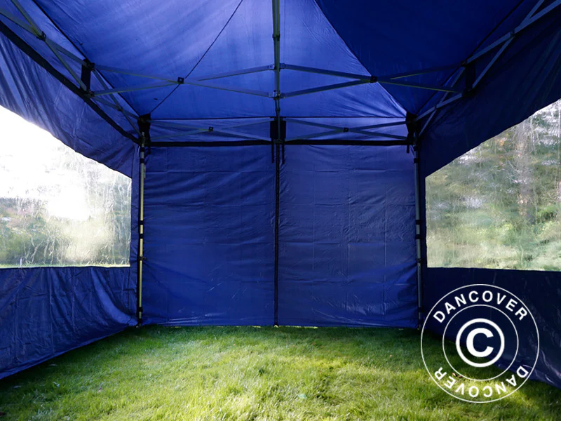 Snabbtält FleXtents PRO 3x6m Mörkblå, inkl. 6 sidor - Image 18