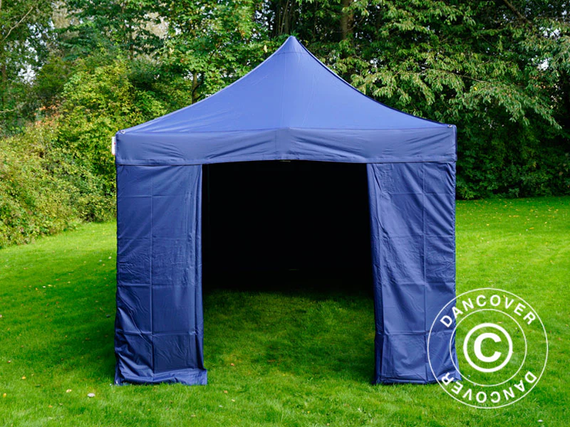 Snabbtält FleXtents PRO 3x6m Mörkblå, inkl. 6 sidor - Image 6