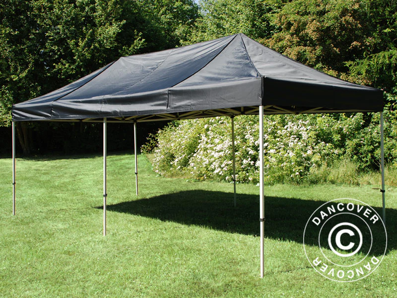 Snabbtält FleXtents PRO 3x6m Svart, inkl. 6 sidor - Image 12