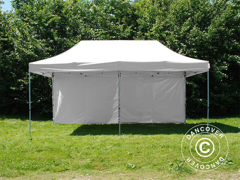 Snabbtält FleXtents PRO 3x6m Vit, inkl. 6 sidor - Image 10