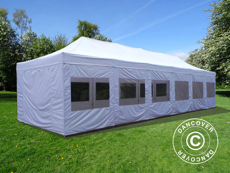 Snabbtält FleXtents PRO 4x12m Vit, inkl. sidor - Image 2