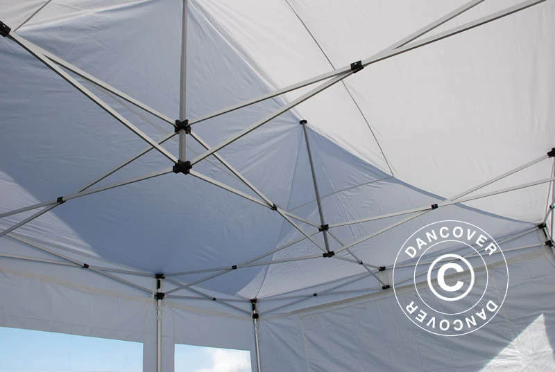 Snabbtält FleXtents PRO 4x12m Vit, inkl. sidor - Image 5