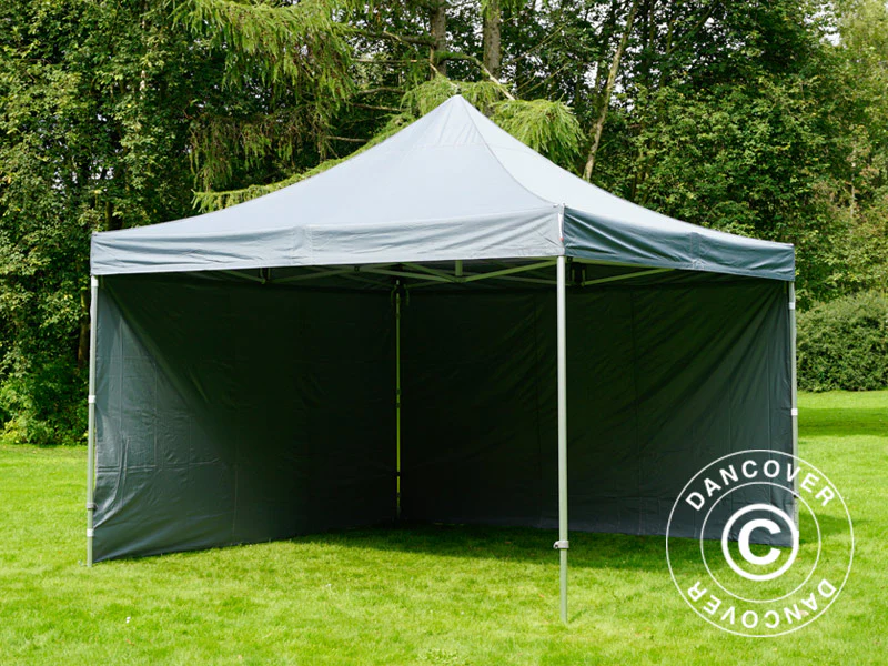 Snabbtält FleXtents PRO 4x4m Grå, inkl. 4 sidor - Image 12