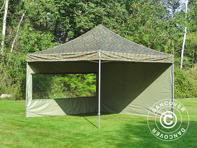 Snabbtält FleXtents PRO 4x4m Kamouflage, inkl. 4 sidor - Image 18