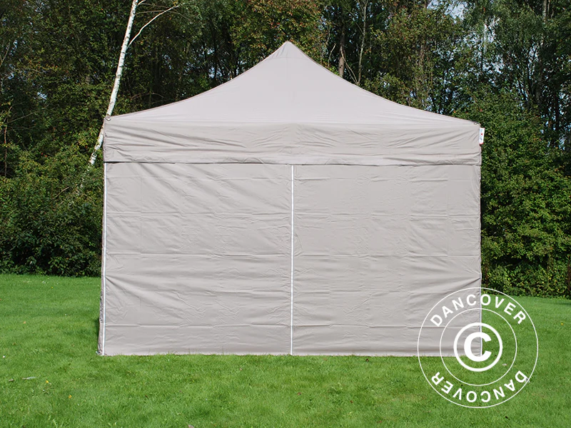 Snabbtält FleXtents PRO 4x4m Latte, inkl. 4 sidor - Image 4