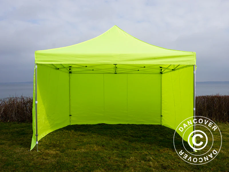 Snabbtält FleXtents PRO 4x4m Neongul/grön, inkl. 4 sidor - Image 13