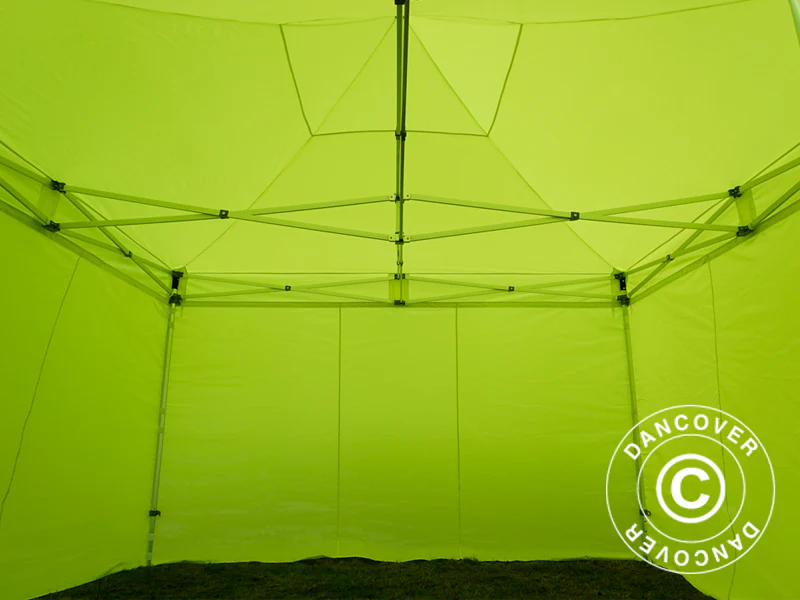 Snabbtält FleXtents PRO 4x4m Neongul/grön, inkl. 4 sidor - Image 17