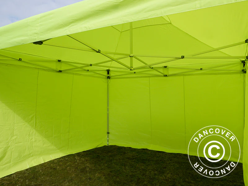 Snabbtält FleXtents PRO 4x4m Neongul/grön, inkl. 4 sidor - Image 19