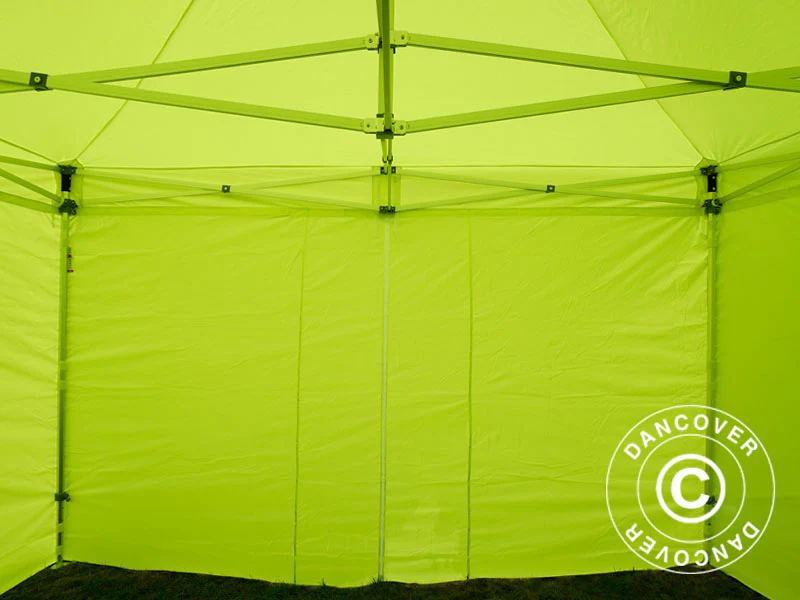 Snabbtält FleXtents PRO 4x4m Neongul/grön, inkl. 4 sidor - Image 22