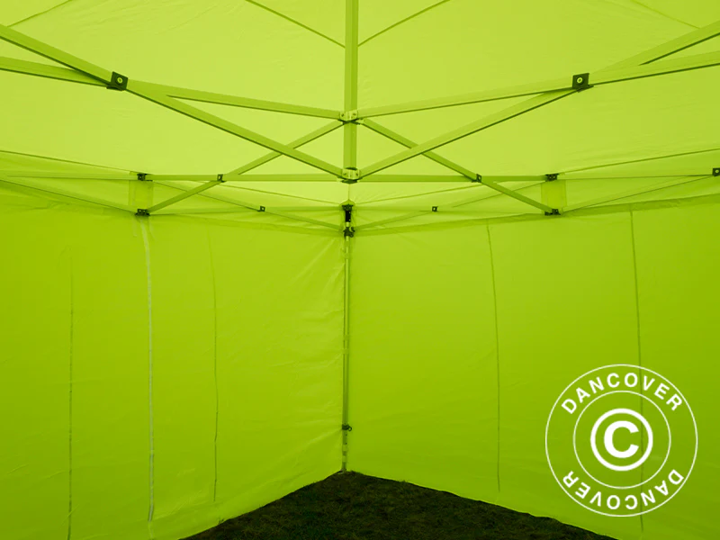 Snabbtält FleXtents PRO 4x4m Neongul/grön, inkl. 4 sidor - Image 24