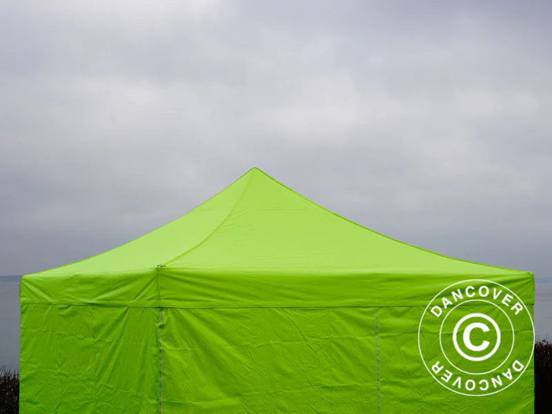 Snabbtält FleXtents PRO 4x4m Neongul/grön, inkl. 4 sidor - Image 28