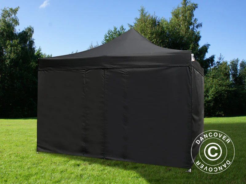 Snabbtält FleXtents PRO 4x4m Svart, inkl. 4 sidor - Image 5