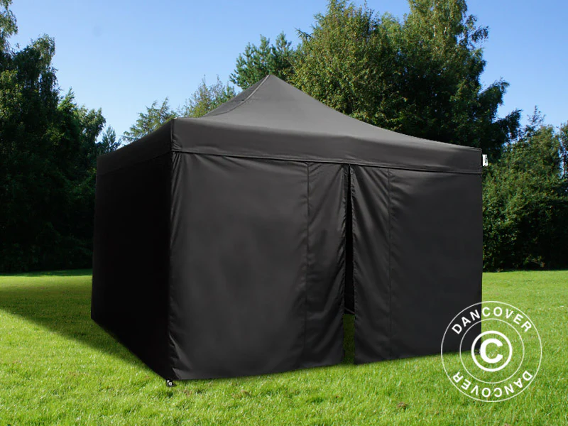 Snabbtält FleXtents PRO 4x4m Svart, inkl. 4 sidor - Image 6