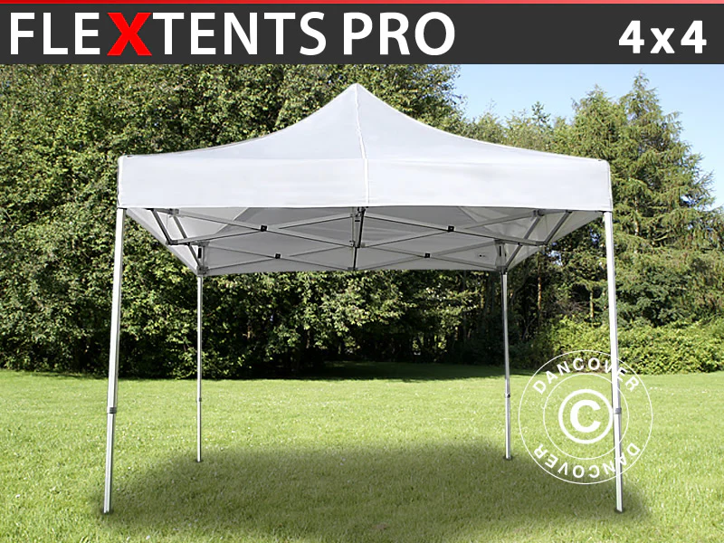 Snabbtält FleXtents PRO 4x4m Vit