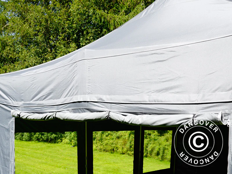 Snabbtält FleXtents PRO 4x6m Grå, inkl. 8 sidor - Image 10