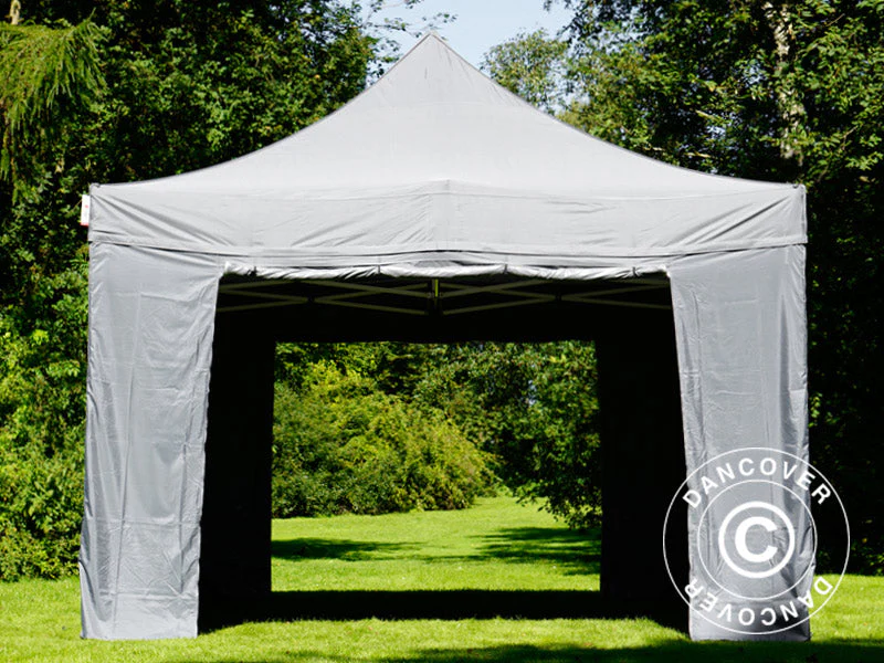 Snabbtält FleXtents PRO 4x6m Grå, inkl. 8 sidor - Image 14
