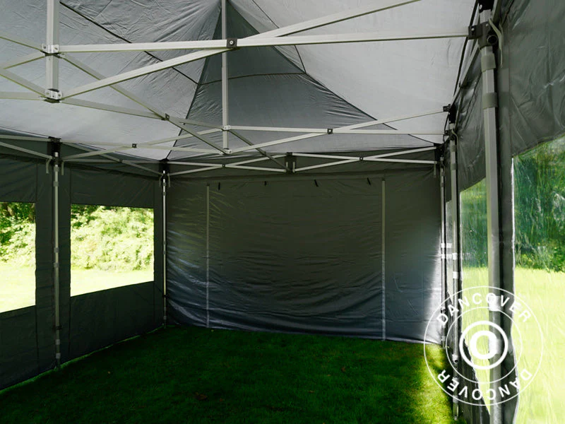 Snabbtält FleXtents PRO 4x6m Grå, inkl. 8 sidor - Image 33
