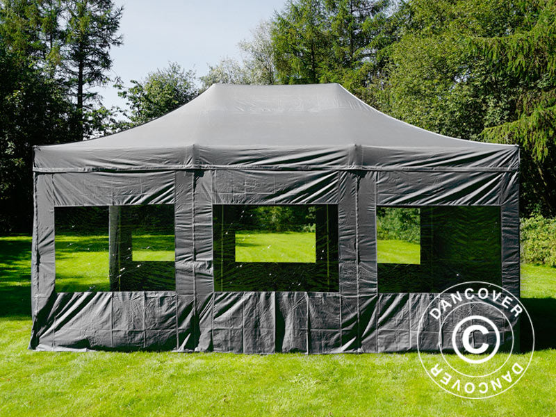 Snabbtält FleXtents PRO 4x6m Grå, inkl. 8 sidor - Image 38